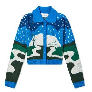 House of Sunny Night Tripper Cardigan Blue